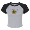 Women's Micro Rib Raglan Baby Tee Thumbnail