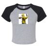Women's Micro Rib Raglan Baby Tee Thumbnail