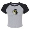 Women's Micro Rib Raglan Baby Tee Thumbnail