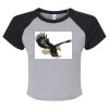 Women's Micro Rib Raglan Baby Tee Thumbnail