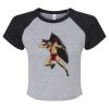 Women's Micro Rib Raglan Baby Tee Thumbnail