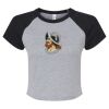 Women's Micro Rib Raglan Baby Tee Thumbnail