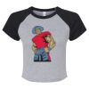 Women's Micro Rib Raglan Baby Tee Thumbnail