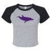 Women's Micro Rib Raglan Baby Tee Thumbnail