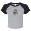 Women's Micro Rib Raglan Baby Tee Thumbnail