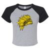 Women's Micro Rib Raglan Baby Tee Thumbnail