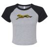Women's Micro Rib Raglan Baby Tee Thumbnail