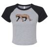 Women's Micro Rib Raglan Baby Tee Thumbnail