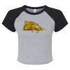 Women's Micro Rib Raglan Baby Tee Thumbnail