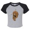 Women's Micro Rib Raglan Baby Tee Thumbnail