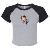 Women's Micro Rib Raglan Baby Tee Thumbnail