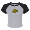 Women's Micro Rib Raglan Baby Tee Thumbnail