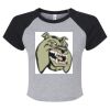 Women's Micro Rib Raglan Baby Tee Thumbnail