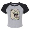 Women's Micro Rib Raglan Baby Tee Thumbnail