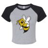 Women's Micro Rib Raglan Baby Tee Thumbnail