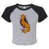 Women's Micro Rib Raglan Baby Tee Thumbnail