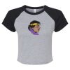 Women's Micro Rib Raglan Baby Tee Thumbnail