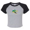 Women's Micro Rib Raglan Baby Tee Thumbnail