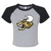Women's Micro Rib Raglan Baby Tee Thumbnail