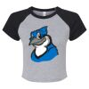 Women's Micro Rib Raglan Baby Tee Thumbnail