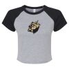 Women's Micro Rib Raglan Baby Tee Thumbnail