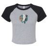 Women's Micro Rib Raglan Baby Tee Thumbnail