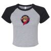 Women's Micro Rib Raglan Baby Tee Thumbnail