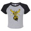 Women's Micro Rib Raglan Baby Tee Thumbnail