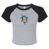 Women's Micro Rib Raglan Baby Tee Thumbnail