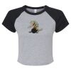 Women's Micro Rib Raglan Baby Tee Thumbnail