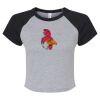 Women's Micro Rib Raglan Baby Tee Thumbnail