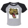 Women's Micro Rib Raglan Baby Tee Thumbnail