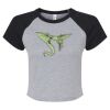 Women's Micro Rib Raglan Baby Tee Thumbnail