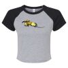 Women's Micro Rib Raglan Baby Tee Thumbnail
