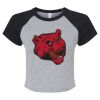 Women's Micro Rib Raglan Baby Tee Thumbnail