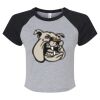 Women's Micro Rib Raglan Baby Tee Thumbnail