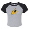 Women's Micro Rib Raglan Baby Tee Thumbnail