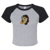 Women's Micro Rib Raglan Baby Tee Thumbnail