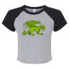 Women's Micro Rib Raglan Baby Tee Thumbnail