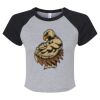 Women's Micro Rib Raglan Baby Tee Thumbnail