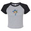 Women's Micro Rib Raglan Baby Tee Thumbnail