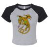 Women's Micro Rib Raglan Baby Tee Thumbnail