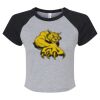Women's Micro Rib Raglan Baby Tee Thumbnail