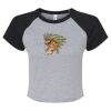 Women's Micro Rib Raglan Baby Tee Thumbnail