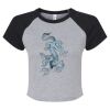 Women's Micro Rib Raglan Baby Tee Thumbnail