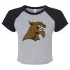 Women's Micro Rib Raglan Baby Tee Thumbnail