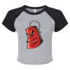 Women's Micro Rib Raglan Baby Tee Thumbnail