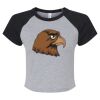 Women's Micro Rib Raglan Baby Tee Thumbnail