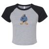 Women's Micro Rib Raglan Baby Tee Thumbnail