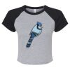 Women's Micro Rib Raglan Baby Tee Thumbnail